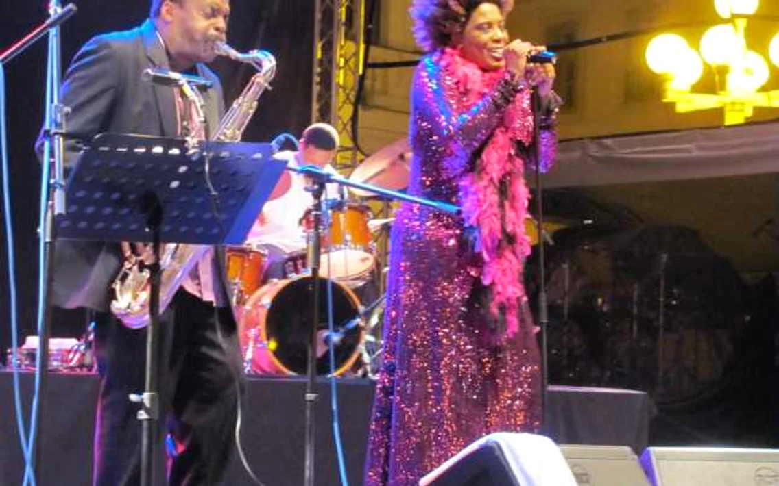 Macy Gray şi David Murray în concert la Timişoara Foto