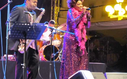 Macy Gray şi David Murray în concert la Timişoara Foto