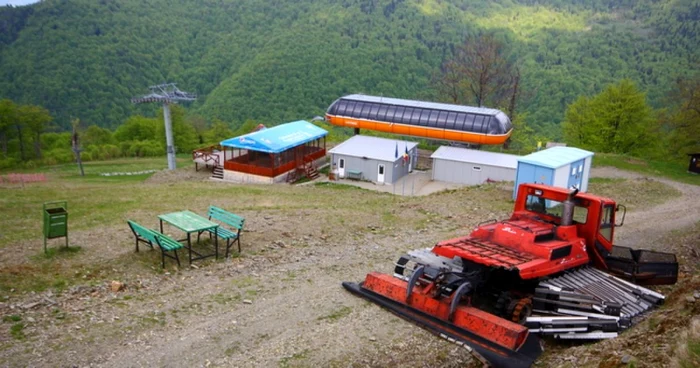 Telegondola din Pasul Vulcan. FOTO: Daniel Guţă / ADEVĂRUL.