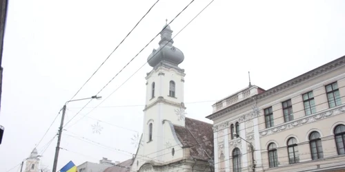 Biserica Unitariana Cluj panorama