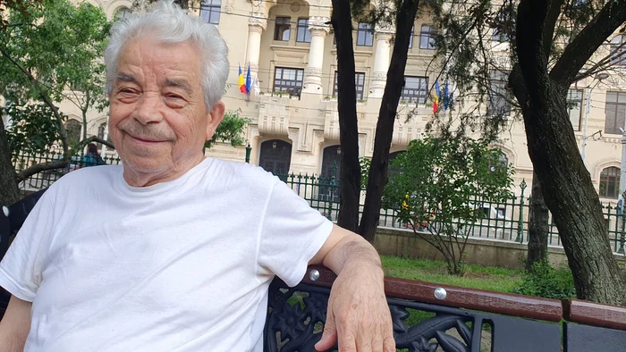 Eugeniu Rotaru, susținător al lui Nicușor Dan FOTO Laura Macavei