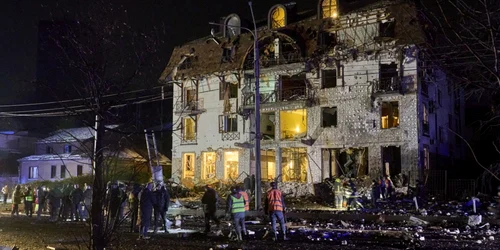 Hotel din Harkov atacat de rusi FOTO EPA EFE jpg