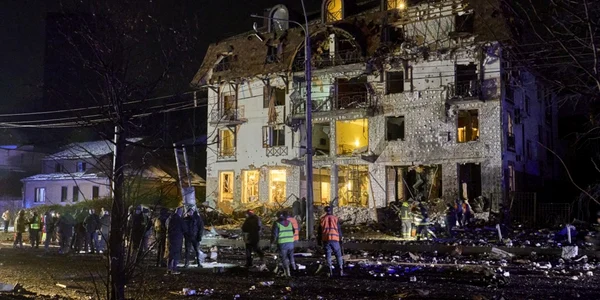 Hotel din Harkov atacat de rusi FOTO EPA EFE jpg
