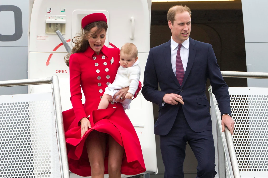 În aprilie 2014, William, Kate și George aterizau în Noua Zeelandă, într-o vizită regală, Profimedia