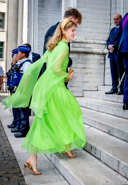 Prințesa moștenitoare Elisabeta a Belgiei și Prințul Gabriel. FOTO: Profimedia