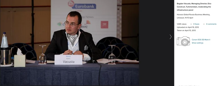 Bogdan Vacusta la o conferință de promovare a Rusiei în 2013 FOTO Flickr