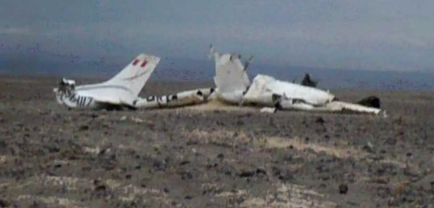Aparatul de tip Cessna s-a prăbuşit în platoul Nazca