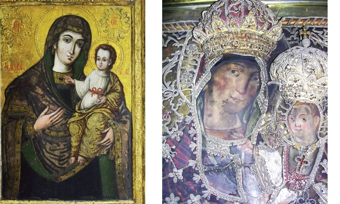 Icoana Maicii Domnului cu Pruncul de la Hopârta jpeg