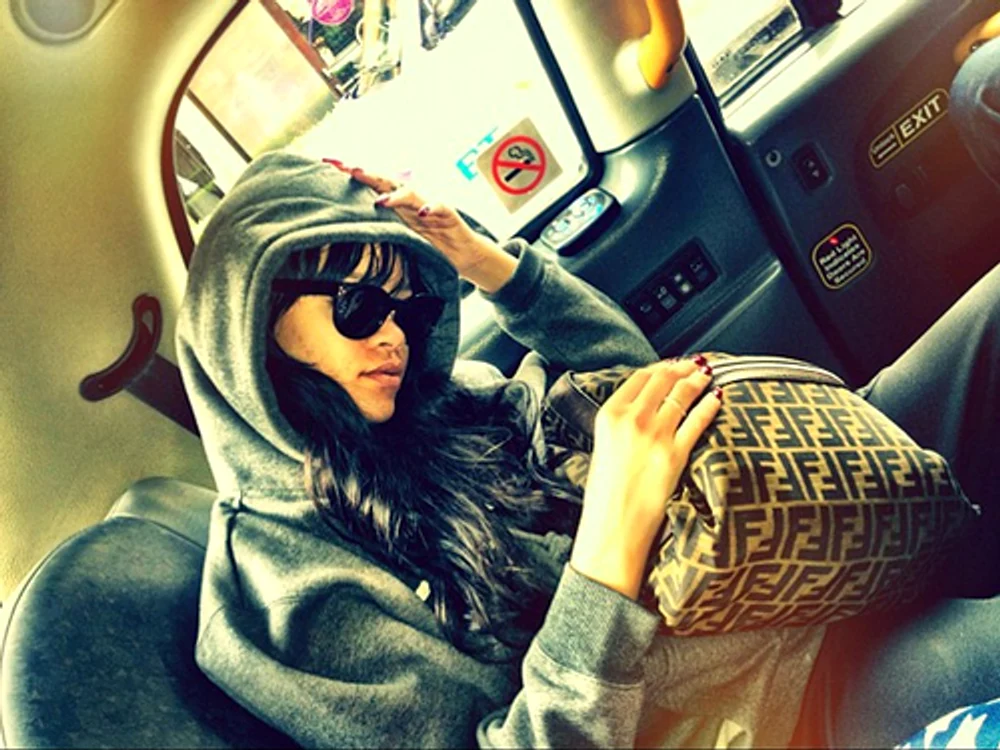 
    Fotografia pe care a postat-o Rihanna (sursa Twitter )  