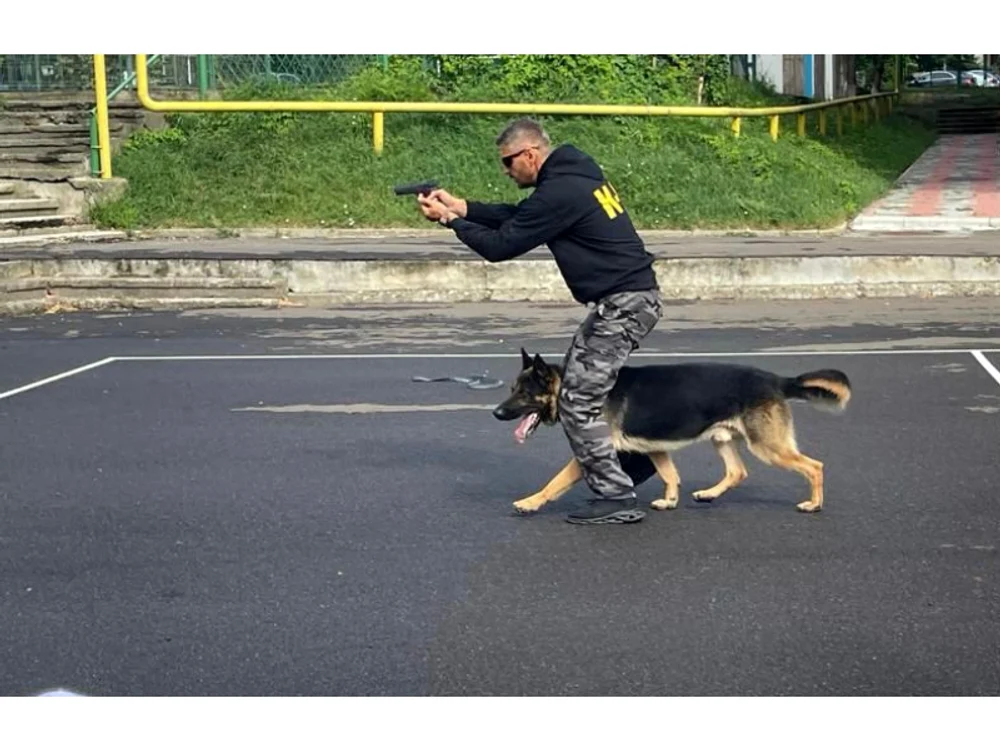 Moment din timpul unui exercițiu de instruire FOTO Poliția Neamț