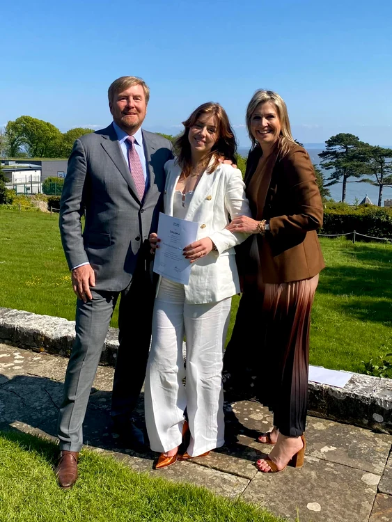Printesa Alexia a Olandei alaturi de partintii sai, Regele Willem Alexander si Regina Maxima   casa regala (3) jpg