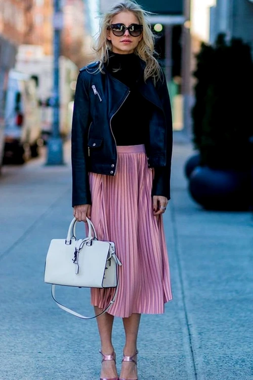 large Fustany Fashion Style Ideas Street Style Looks Outfits Pleated Skirts 17 jpg jpeg