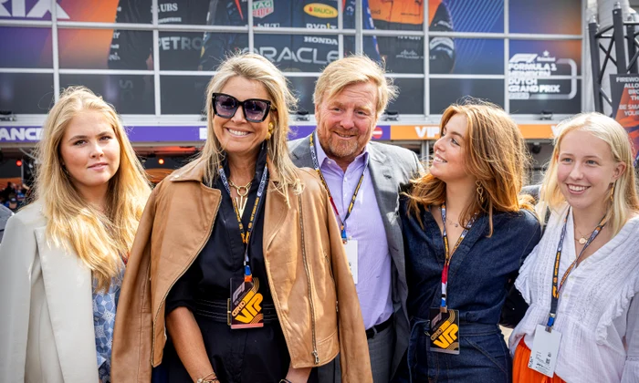 Regina Maxima și familia la Marele Premiu F1 de la  Zandvoort, Profimedia (2) jpg