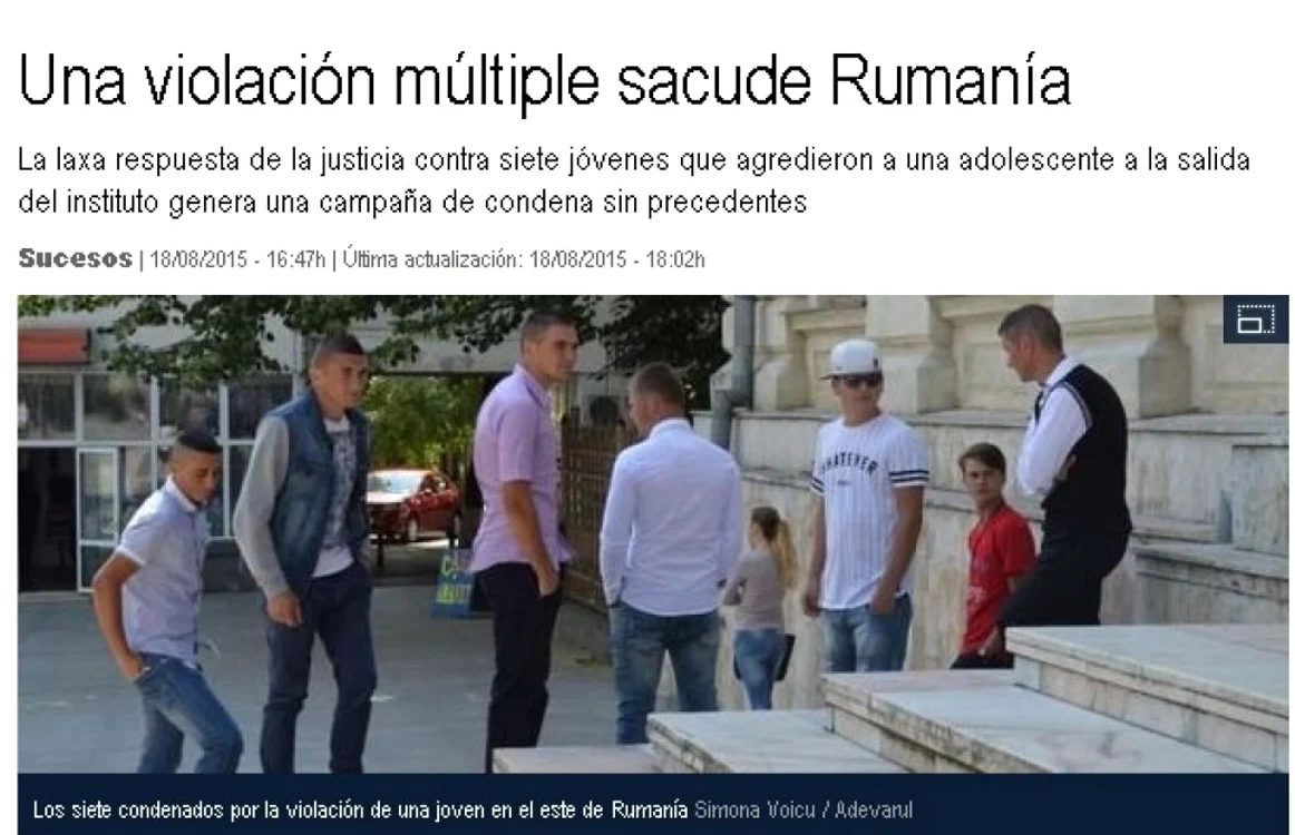 FOTO Captură ziarul La Vanguardia