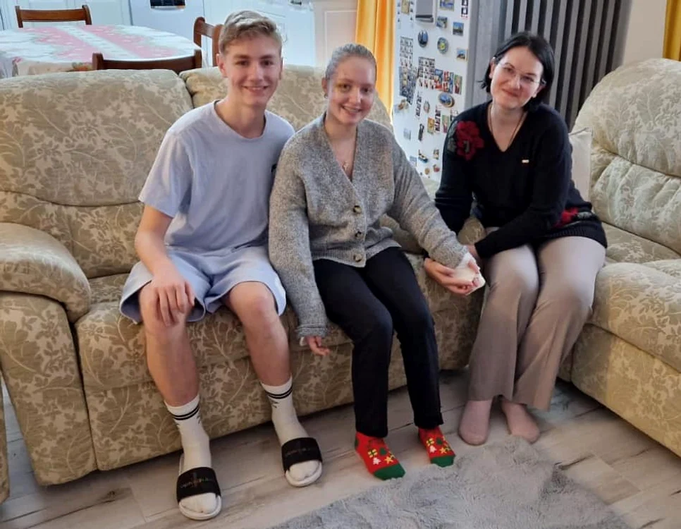 Alexia a fost externată după două săptămâni. FOTO: Facebook