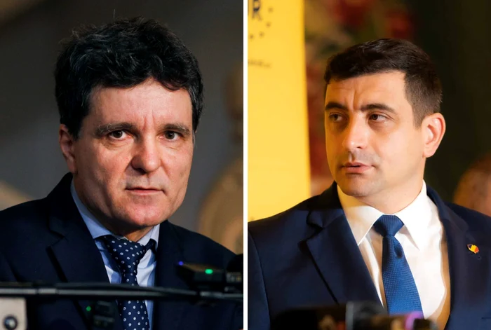 Nicușor Dan și George Simion, cote egale de încredere FOTO: Arhivă