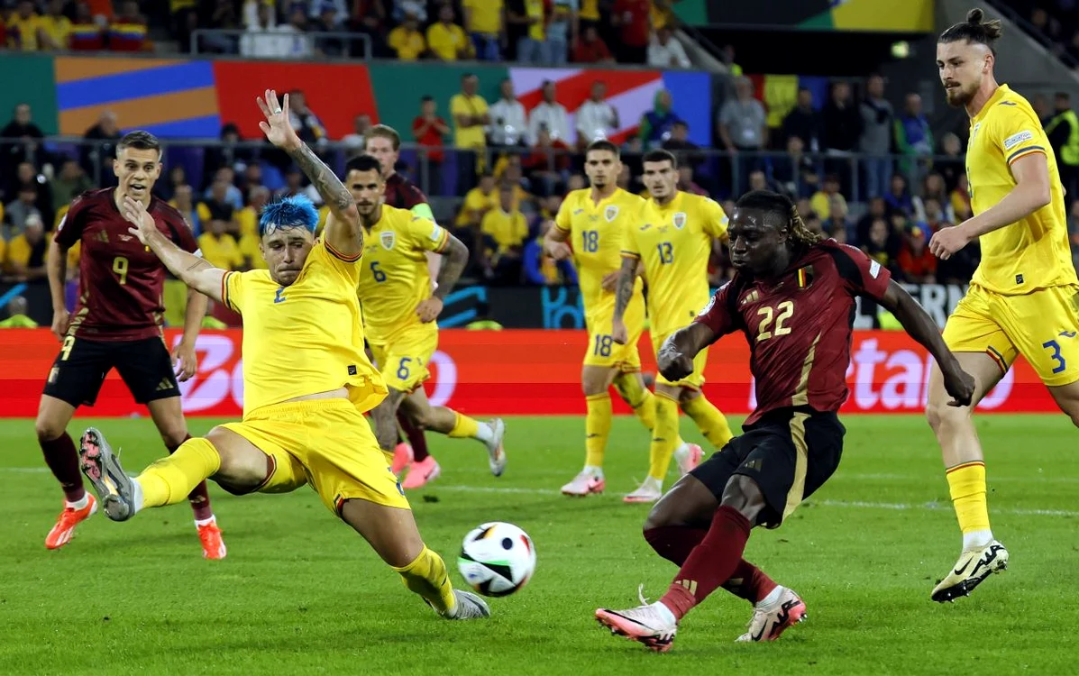 Naționala României a fost învinsă de Belgia la EURO 2024 (FOTO: Sportpictures)
