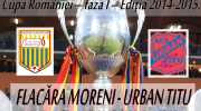Disputa dintre Flacăra Moreni şi Urban Titu va avea loc, miercuri, ora 17.30, pe stadionul „Flacăra”, din Moreni