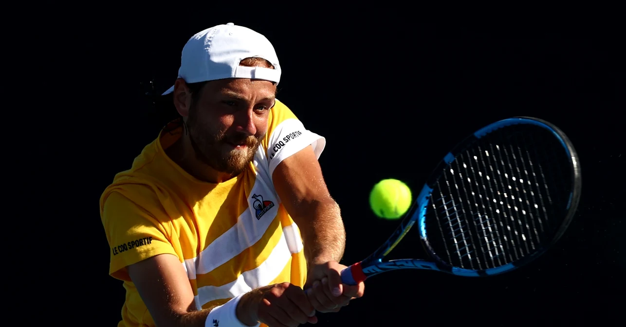 Lucas Pouille a reușit să treacă peste depresie și problemele cu alcoolul. Foto EPA EFE