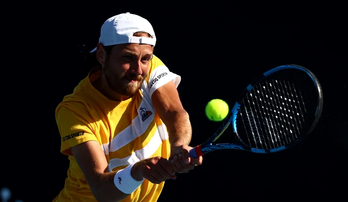 Lucas Pouille a revenit pe terenul de tenis după ani. Foto EPA EFE