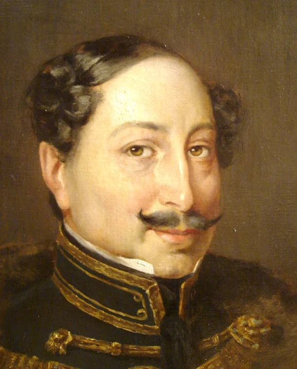 Tablou cu Vasile Nopcsa. Wikipedia.