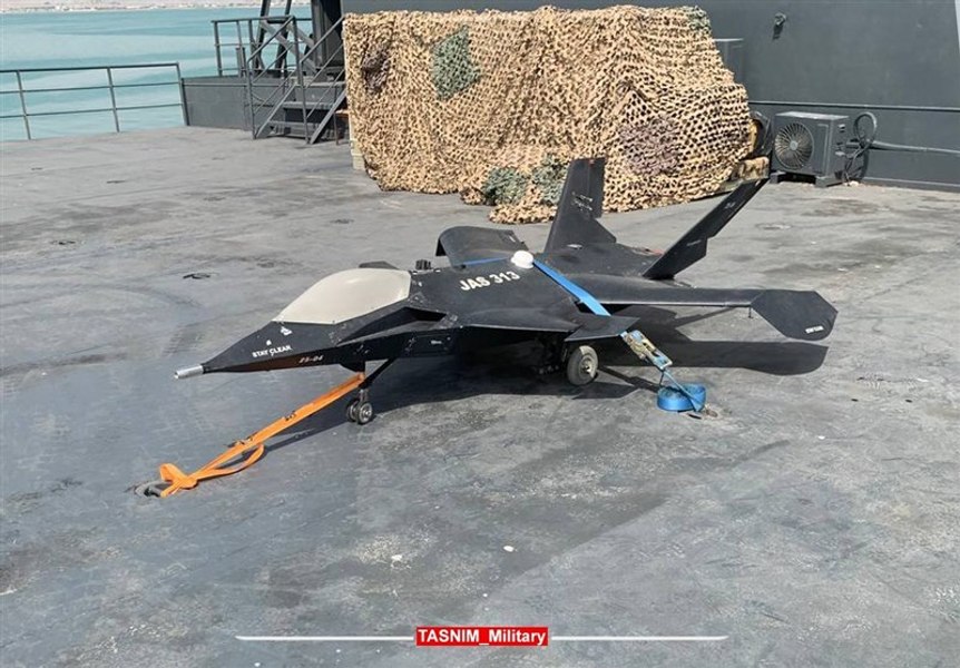 Iranul prezintă noile drone stealth JAS 313. O versiune este asemănătoare unui avion de luptă minuscul