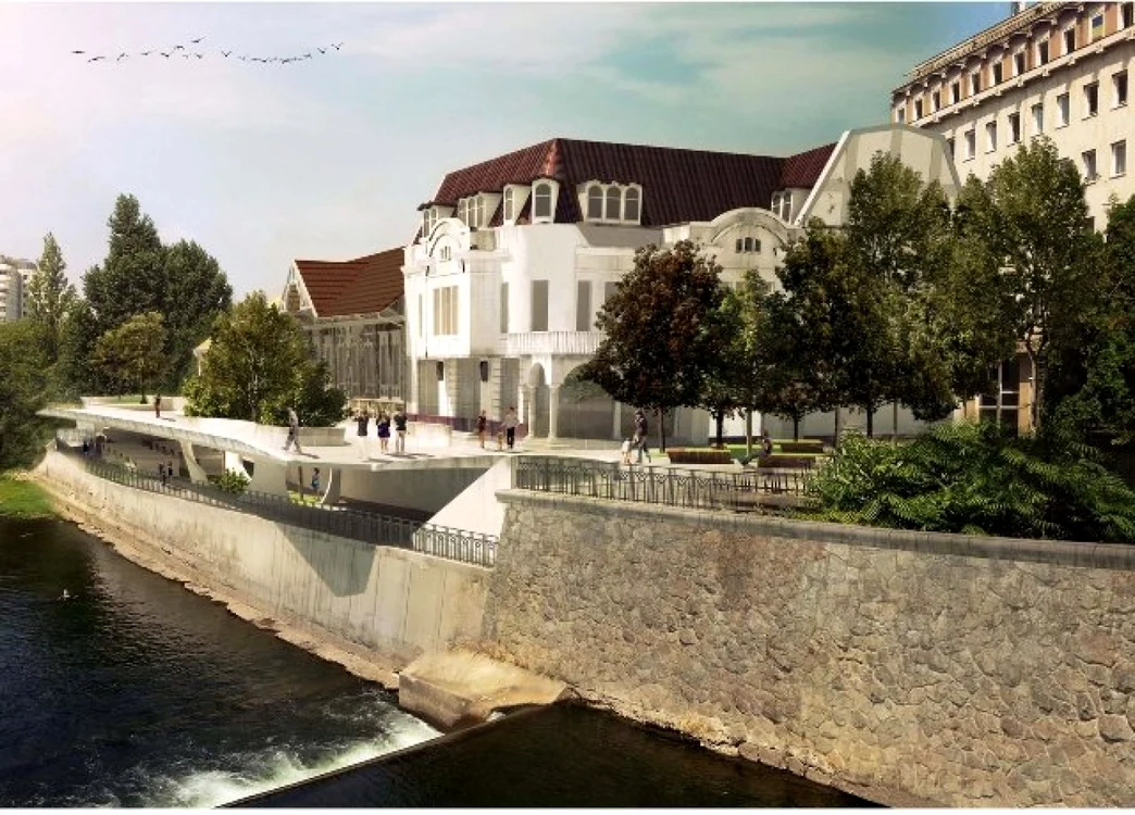 Vederea proiectului dinspre Cris