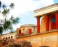 Palatul Knossos din Heraklion Creta în Grecia Foto Daciana Stoica