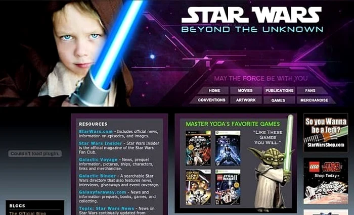 Site-ul StarWarsWeb.net, folosit de CIA/FOTO : 404 Media