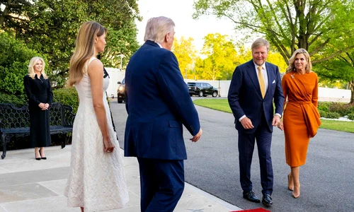 Melania și Donald Trump și Willem și Maxima ai Olandei profimedia 1090779872 jpg