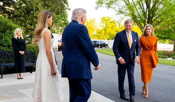 Melania și Donald Trump și Willem și Maxima ai Olandei profimedia 1090779872 jpg