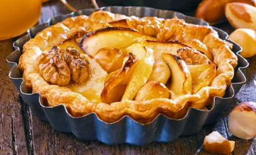 tarta miere nuca fructe Photoland Sucre Sale 108871 jpeg