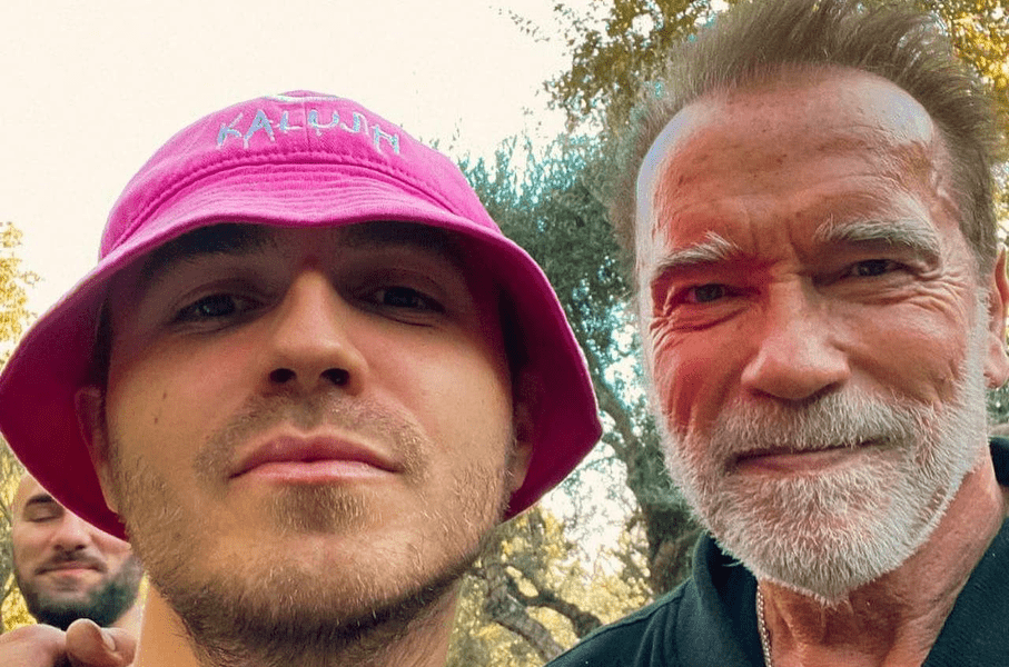 Kalush Orchestra, câștigătorii Eurovision 2022, în vizită la Arnold Schwarzenegger 
