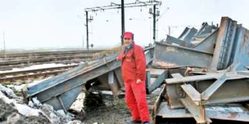 Paznicul Gheorghe Marin şi prada pe care a interceptat-o  