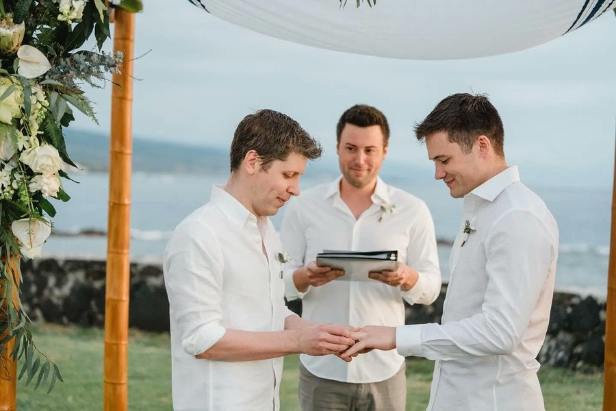 CEO-ul OpenAI, Sam Altman, s-a căsătorit. Cine este partenerul său. „Nu sunt imagini generate de AI” FOTO