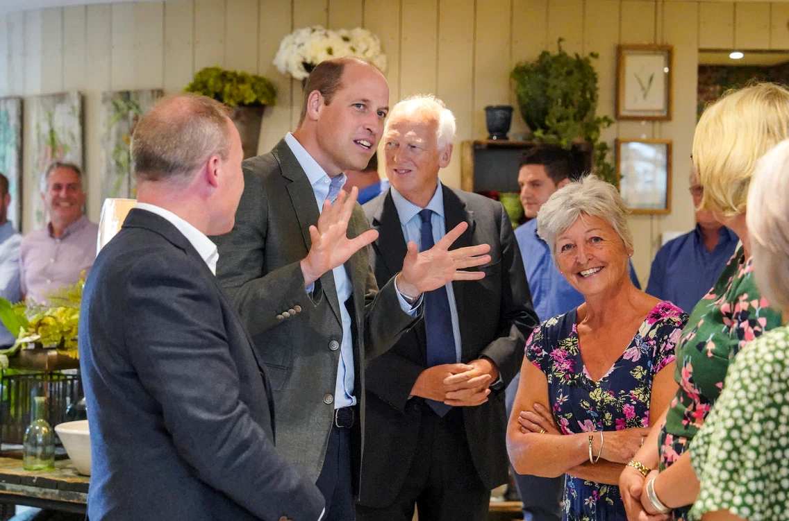 Prințul William în Cornwall