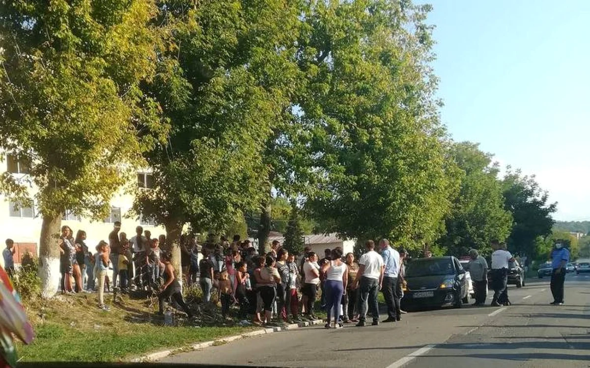 Acident pe Strada Mureşului. Sursa: Facebook.