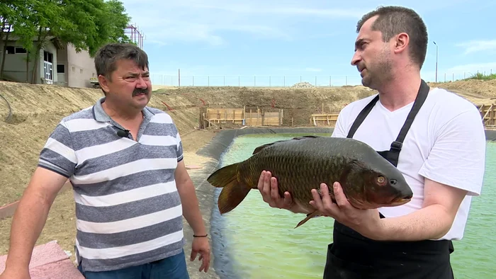 Valerică Petrache (stânga) din Buzău Foto I. Bunilă