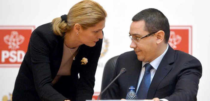 Ramona Mănescu şi premierul Victor Ponta  Foto Mediafax