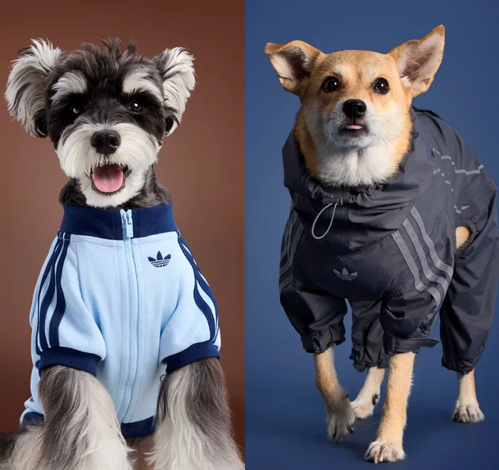 Noile haine Adidas pentru animale / foto: houseofheat