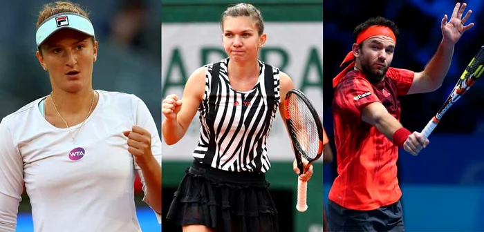 Irina Begu, Simona Halep şi Florin Mergea
