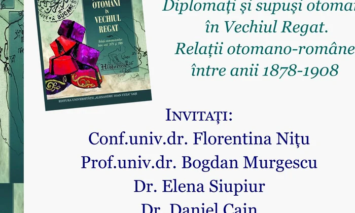 Lansare de carte: „Diplomati si supusi otomani in Vechiul Regat ” jpeg