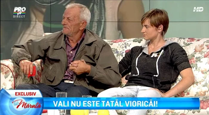 Viorel, bunicul Vioricăi este foarte bucuros că şi-a întâlnit nepoata