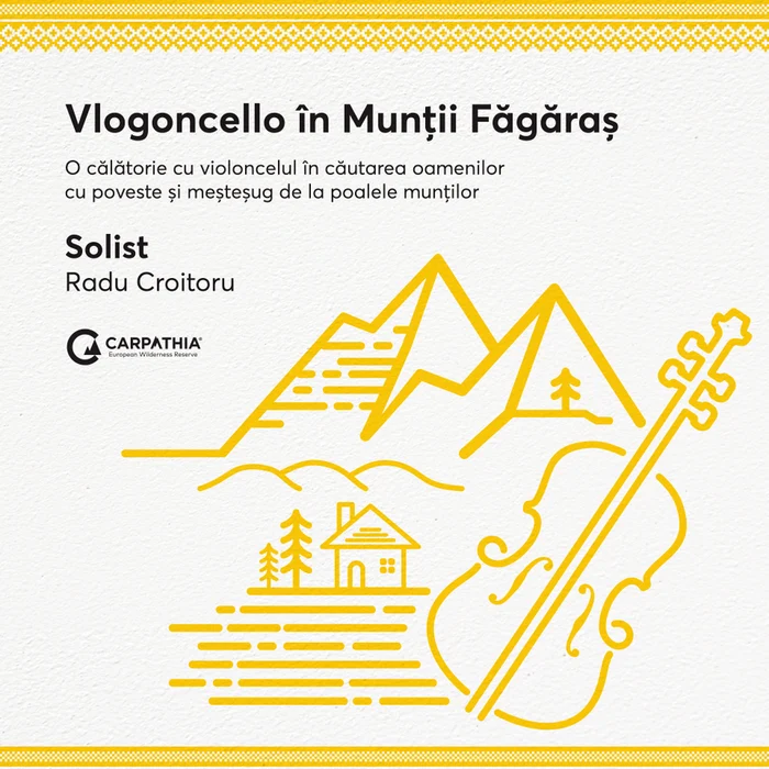 Proiectul Vlogoncello aduce muzica în Munții Făgăraș FOTO Conservation Carpathia