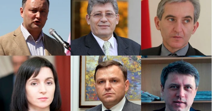 În imagine, şase din cei 16 candidaţi la cea mai înaltă funcţie din stat