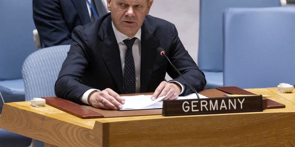 Olaf Scholz in Consiliul de Securitate al ONU FOTO EPA EFE jpg