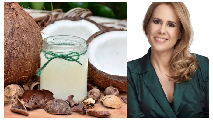 Mihaela Bilic, despre consumul uleiului de cocos / foto: colaj Click!