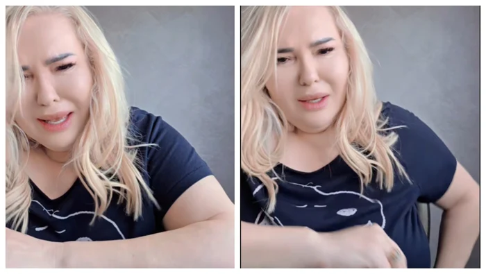 Viorica de la Clejani, lacrimi de disperare pentru Fulgy / FOTO: Colaj captură video TikTok
