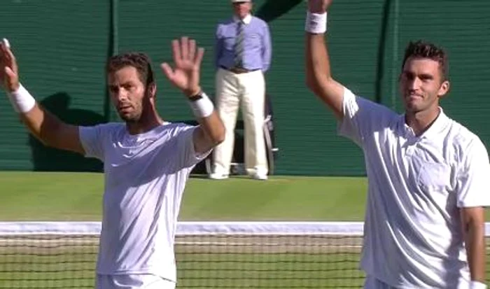 
    Tecău și Rojer sunt campioni la Wimbledon!Foto Captură Digi24  