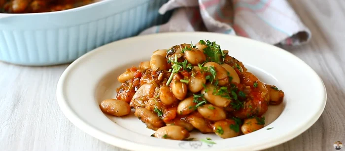 Fasole de post grecească / FOTO: captură video Youtube